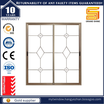 Aluminum Frame Tempered Glass Sliding Window